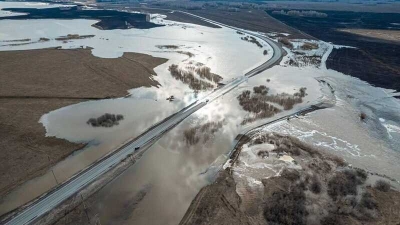 Уровень воды в реке Ишим в Тюменской области поднялся почти на 1,5 метра